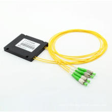 Acoplador de PLC Fiber Optic de 2 * 2 com cassete ABS